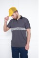 Gri İş Güvenliği Polo Yaka T-Shirt – Dayanıklı ve Rahat İş Kıyafeti