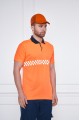 Turuncu İş Güvenliği Polo Yaka T-Shirt – Yüksek Görünürlüklü ve Konforlu İş Kıyafeti