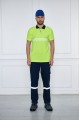 Yeşil İş Güvenliği Polo Yaka T-Shirt – Konforlu ve Dayanıklı İş Kıyafeti