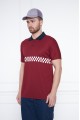 Bordo Reflektörlü İş Güvenliği Polo Yaka T-Shirt – Yüksek Görünürlüklü ve Dayanıklı İş Kıyafeti