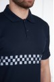 Reflektörlü Siyah İş Güvenliği Polo Yaka T-Shirt – Güvenli ve Konforlu İş Kıyafeti