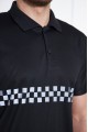 Reflektörlü Siyah İş Güvenliği Polo Yaka T-Shirt – Güvenli ve Konforlu İş Kıyafeti