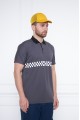 Dry Touch Polo Yaka T-Shirt Gri