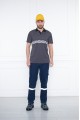 Dry Touch Polo Yaka T-Shirt Gri