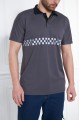 Dry Touch Polo Yaka T-Shirt Gri